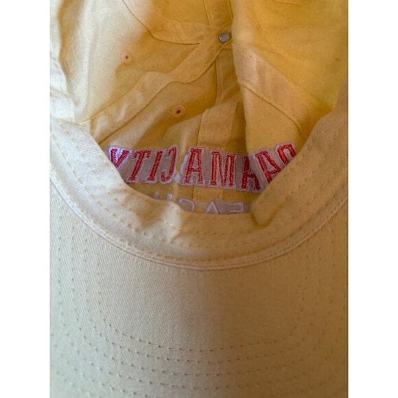 Panama City Beach Yellow Cap Hat By Alvins Island Adjustable - Picture 7 of 7
